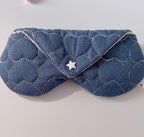 Handmade Fabric Glasses Case | Korean Style Soft Padded Eyeglass Pouch | Cute NS Aesthetic Storage Bag | Cozy Gift Idea for her