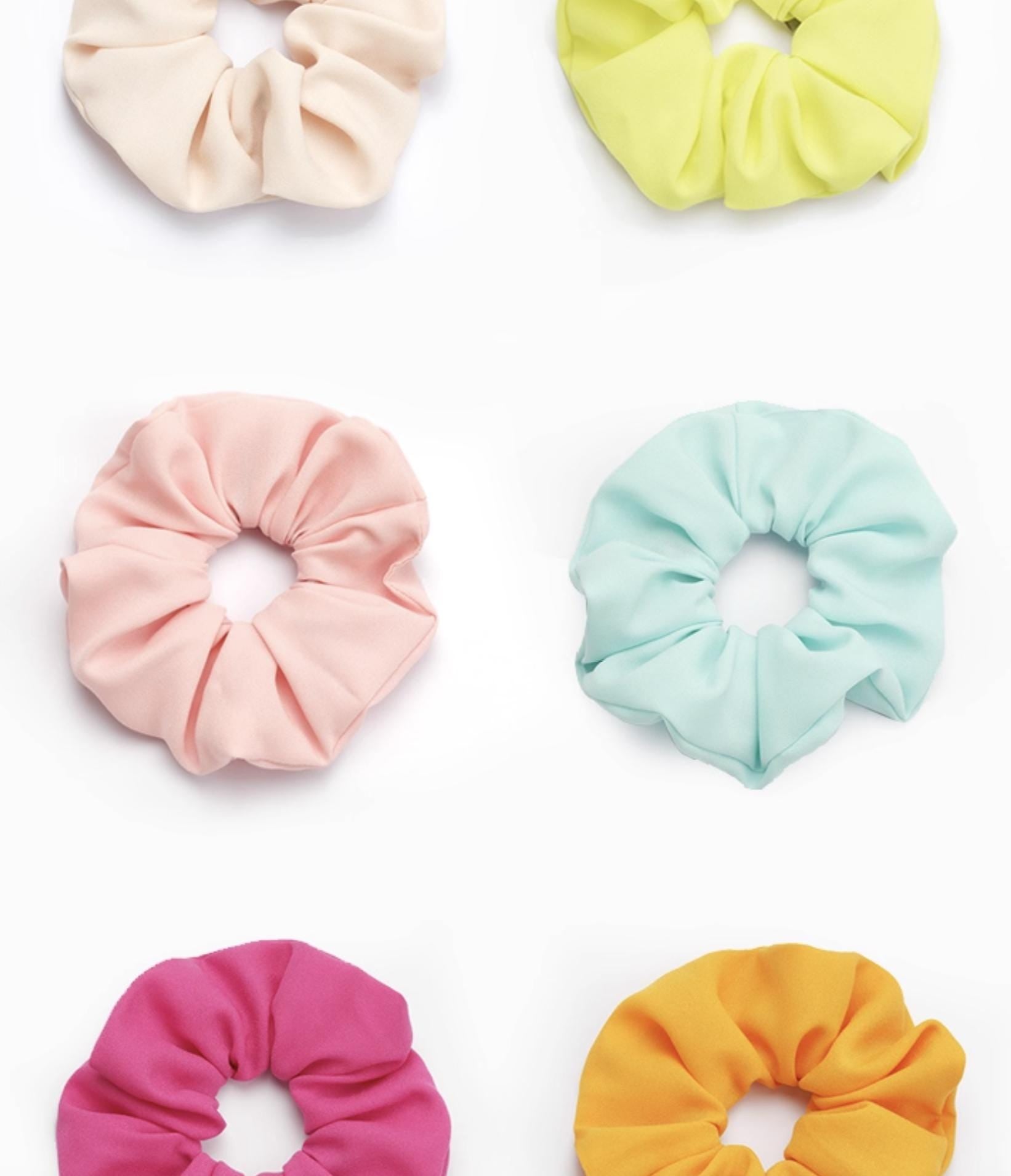 Colorful Handmade Scrunchies | Spring Summer Hair Ties for Women & Girls