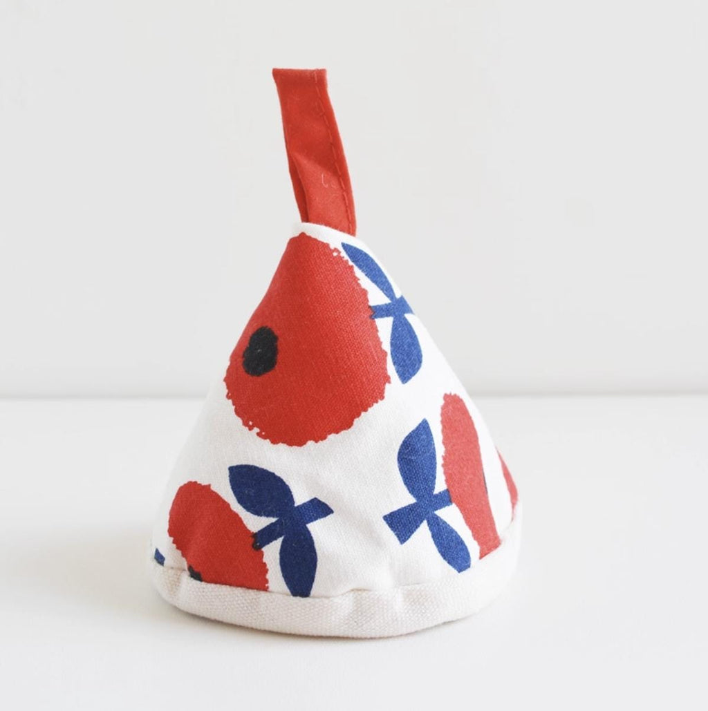 Japanese-Style Quilted Pot Lid Holder | Handmade Heat Proof Pot Cap | Heat-Resistant Cloth Handle Cover | Kitchen Gift