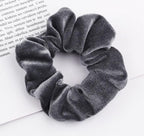 Handmade Velvet Scrunchie | Soft Gentle Elastic Hair Tie for Women and girls
