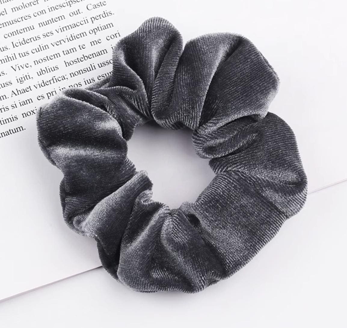Handmade Velvet Scrunchie | Soft Gentle Elastic Hair Tie for Women and girls
