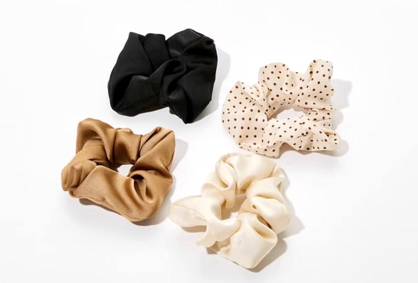 Handmade Fabric Scrunchie | Soft Gentle Elastic Hair Tie