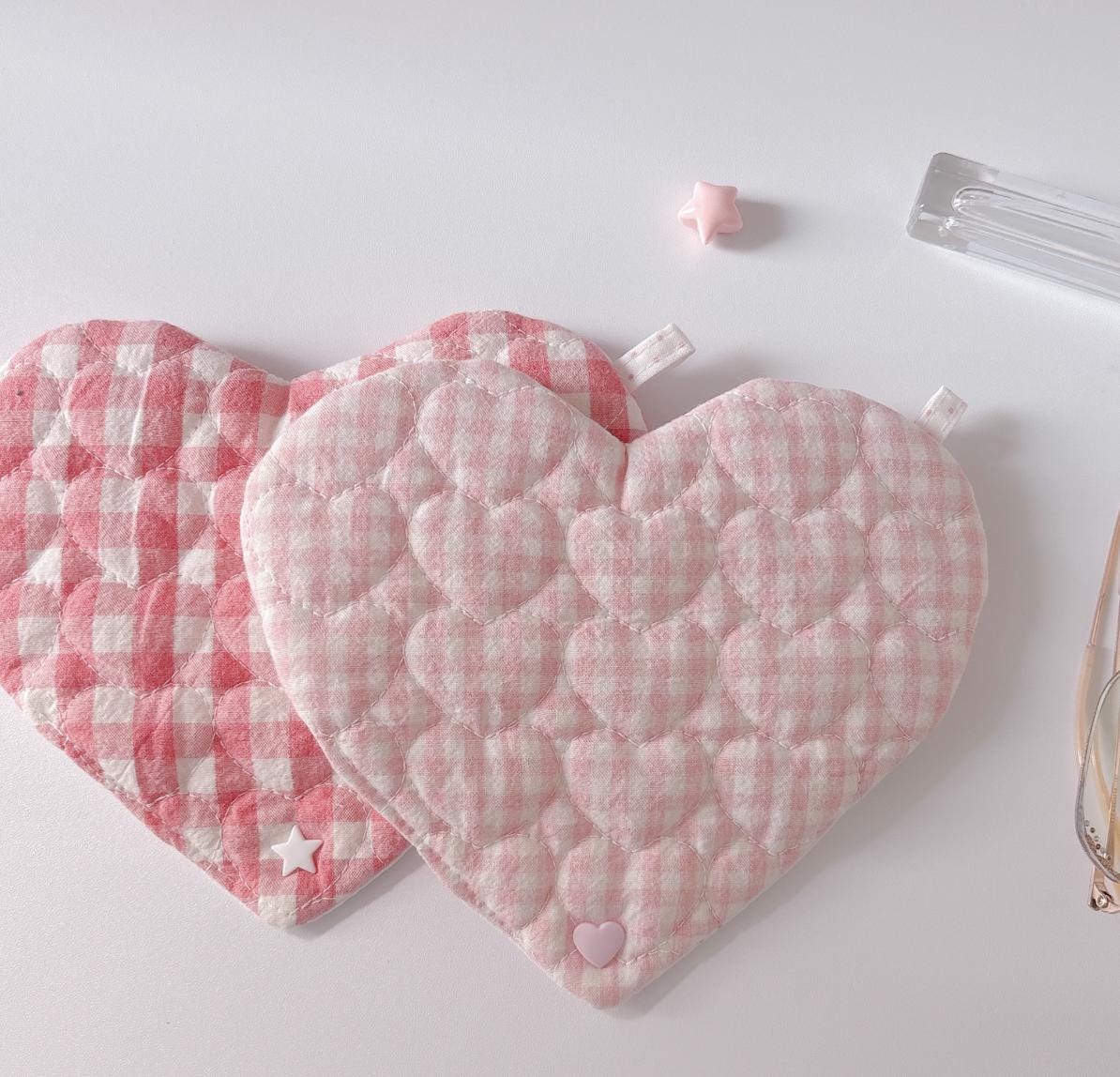 Handmade Fabric Glasses Case | Korean Style Soft Padded Eyeglass Pouch | Cute NS Aesthetic Storage Bag | Cozy Gift Idea for her