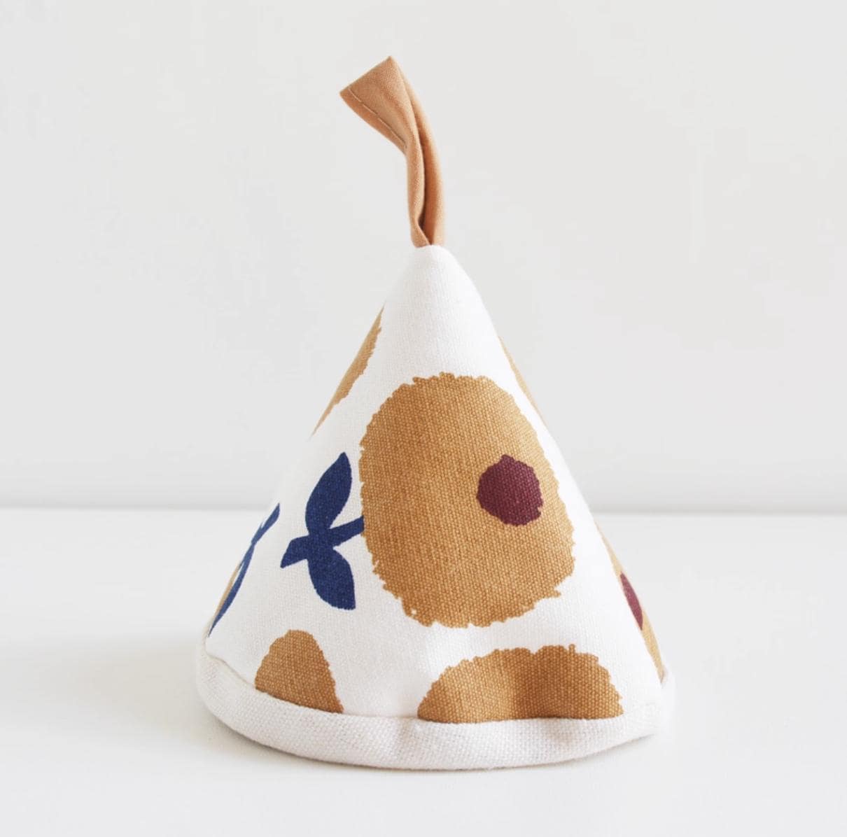 Japanese-Style Quilted Pot Lid Holder | Handmade Heat Proof Pot Cap | Heat-Resistant Cloth Handle Cover | Kitchen Gift