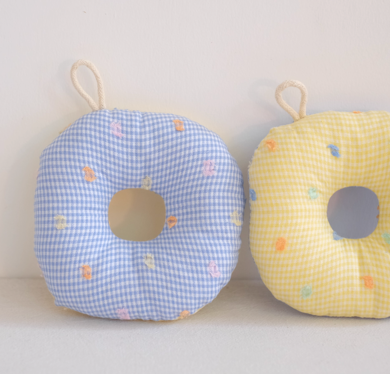 Handmade Embroidered Donut Coaster | Fabric Coaster Round Mug Mat | Cute Stitch Coaster | Sweet Home Decor | Gift for Coffee Lovers