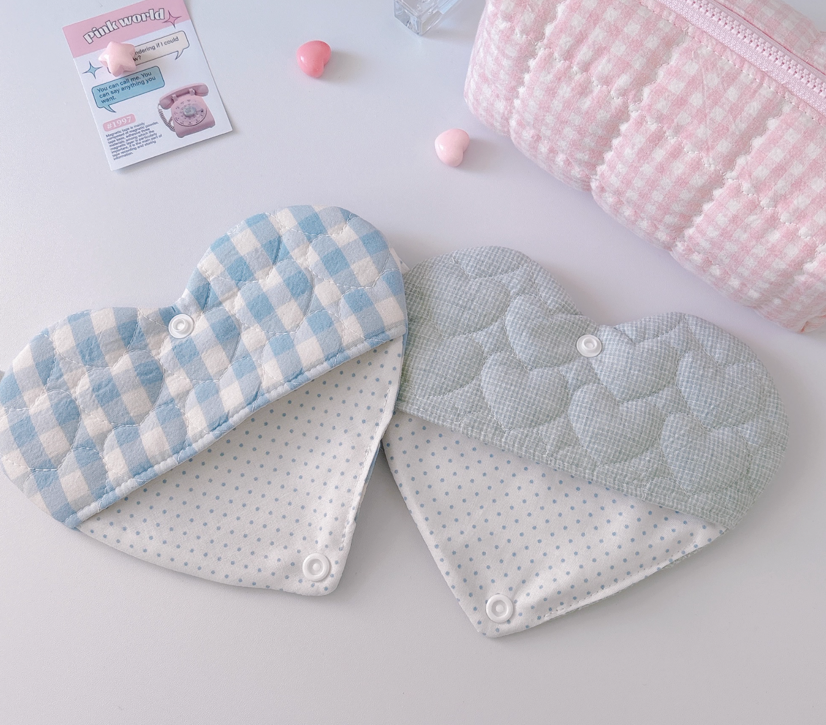 Handmade Fabric Glasses Case | Korean Style Soft Padded Eyeglass Pouch | Cute NS Aesthetic Storage Bag | Cozy Gift Idea for her