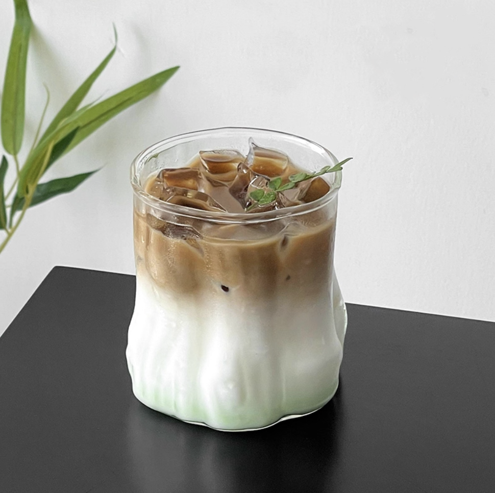 Tree Stump Creative Coffee Cup | Latte & Iced Drink Cup - 310ml