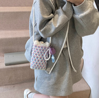 Crocheted Cell Phone Crossbody Bag