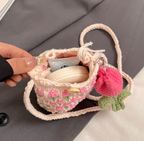 Crocheted Cell Phone Crossbody Bag