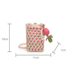 Crocheted Cell Phone Crossbody Bag