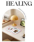 Cream Aesthetic Leather Waterproof Table Mat  | Modern Dining Mat |