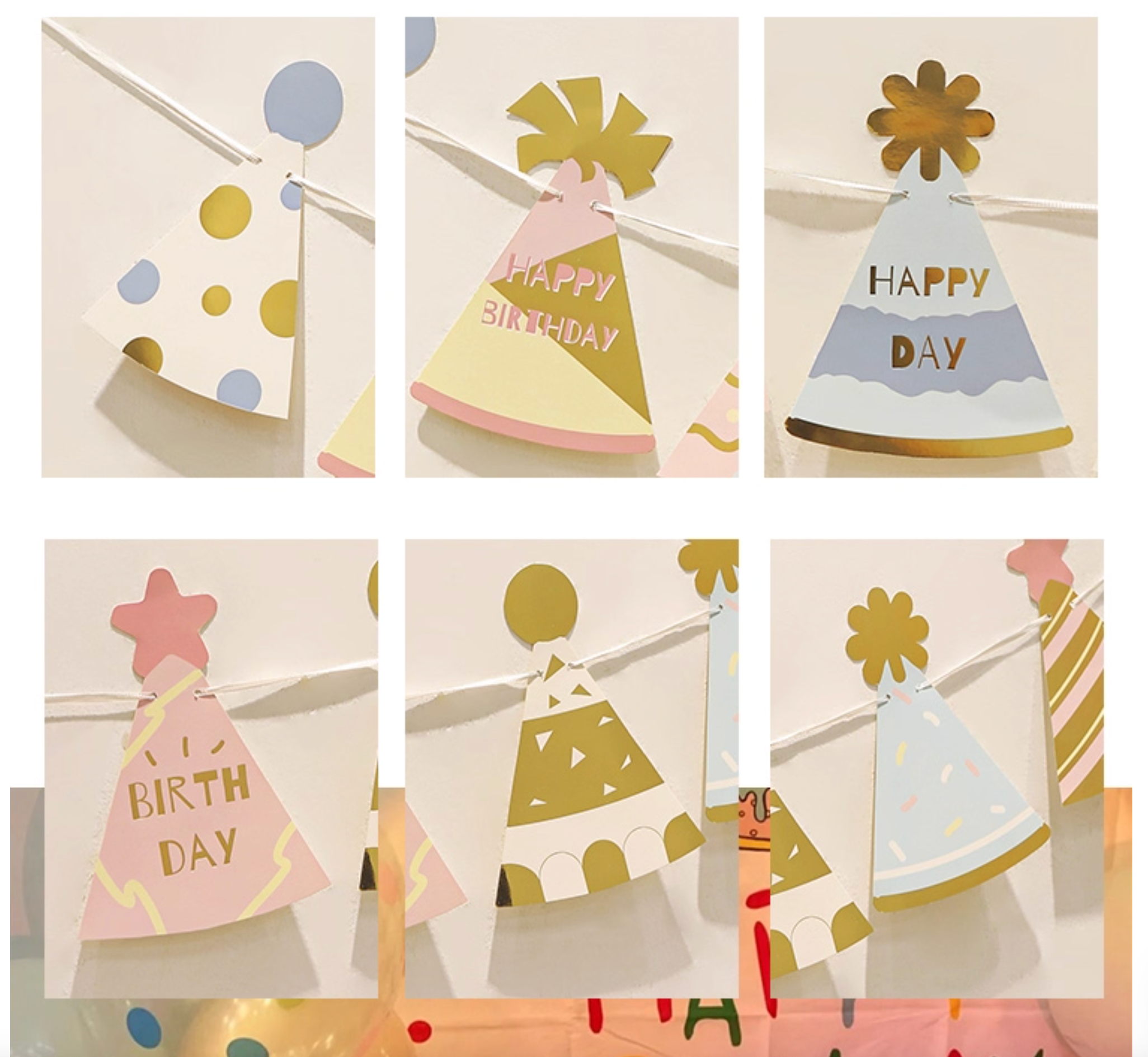 Happy Birthday Banner | Kids Birthday Party Decoration - 125 × 17.5 cm