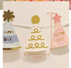 Happy Birthday Banner | Kids Birthday Party Decoration - 125 × 17.5 cm