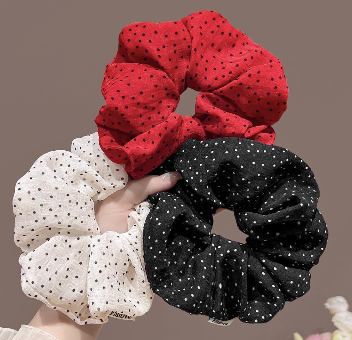 Handmade Fabric Scrunchie | Soft Gentle Elastic Hair Tie
