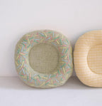 Handmade Embroidered Donut Coaster | Fabric Coaster Round Mug Mat | Cute Stitch Coaster | Sweet Home Decor | Gift for Coffee Lovers