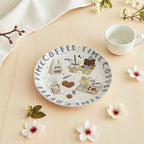 Ceramic Dessert Plate | Aesthetic Tableware for Home & Café