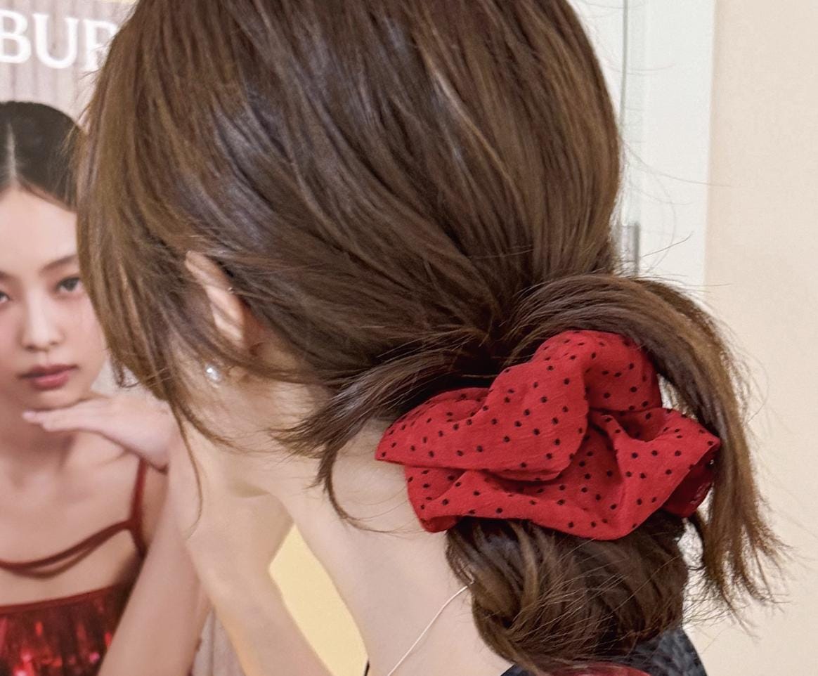 Handmade Fabric Scrunchie | Soft Gentle Elastic Hair Tie