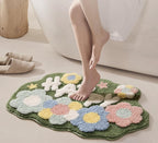 Super Absorbent Bathroom Mat |Soft Plush Door Mat for Bathroom & Washroom | Machine Washable